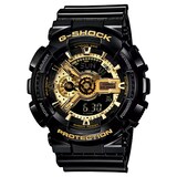 Casio G-SHOCK Analog-Digital GA-110 Series Mens Watch Black & Gold 55mm