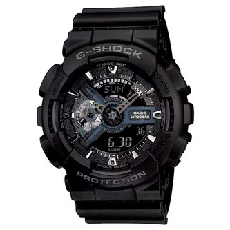 Casio G-SHOCK Analog-Digital GA-110 Series Mens Watch Black 55mm