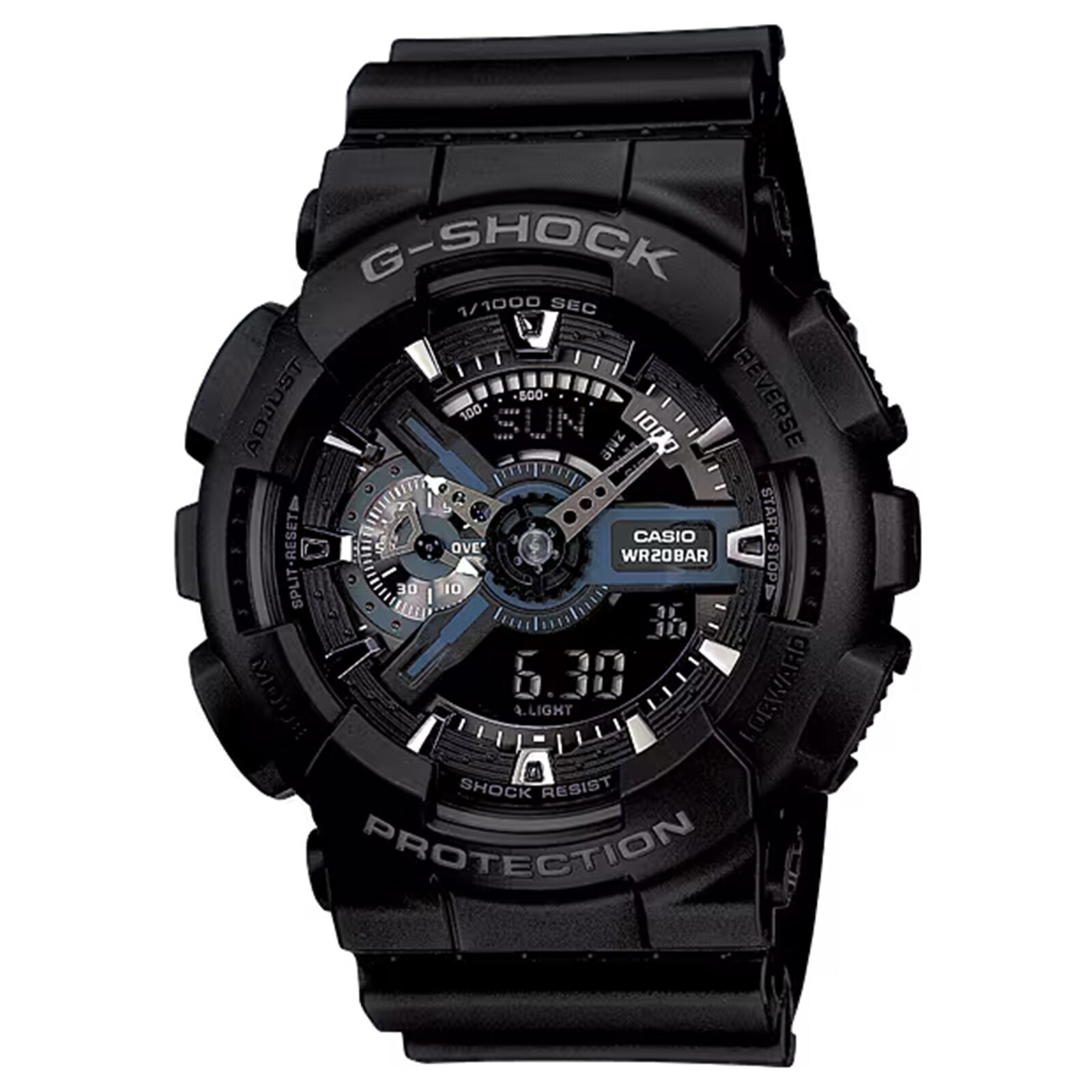 Casio G-SHOCK Analog-Digital GA-110 Series Mens Watch Black 55mm