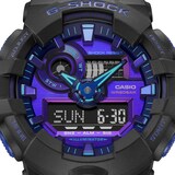 Casio G-SHOCK Analog-Digital Virtual Blue Series Resin Mens Watch 57.5mm