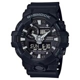 Casio G-SHOCK Analog-Digital GA-700 Series Mens Watch Black & Silver 57.5mm