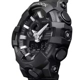 Casio G-SHOCK Analog-Digital GA-700 Series Mens Watch Black & Silver 57.5mm