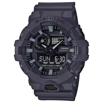 Casio G-SHOCK Analog-Digital GA-700 Series Mens Watch Grey 57.5mm