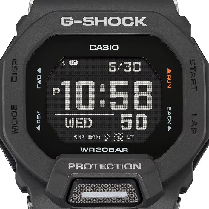 Casio G-SHOCK G-Squad GB-200 Series Digital Mens Watch Grey 48mm