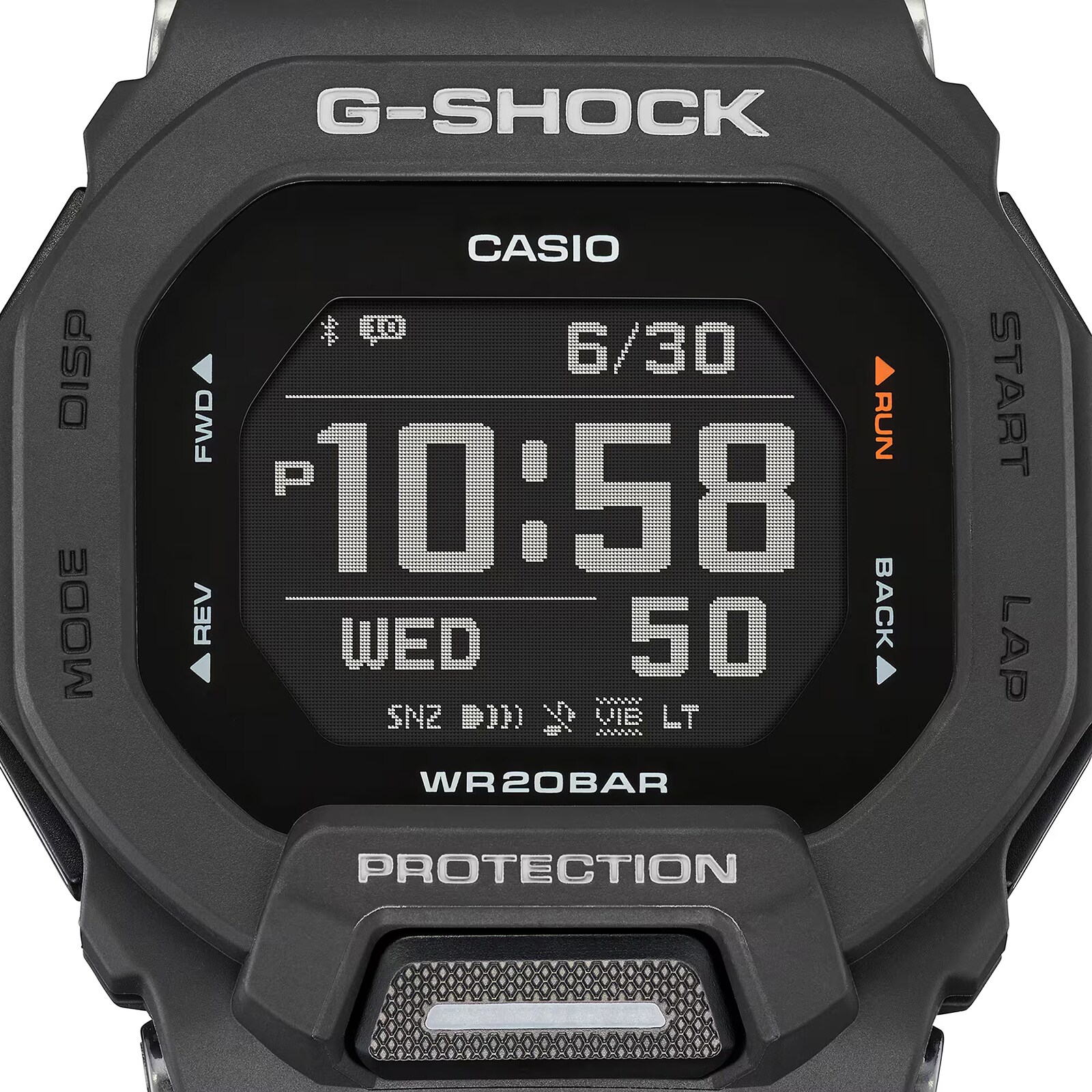Casio G-SHOCK G-Squad GB-200 Series Digital Mens Watch Grey 48mm