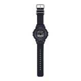 Casio G-SHOCK Analog-Digital GA-700 Series Nylon Band Mens Watch Black 57.5mm