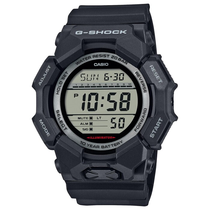 Casio G-SHOCK Digital GD-010 Series Mens Watch Grey 55mm