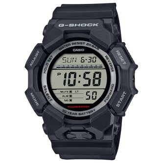 Casio G-SHOCK Digital GD-010 Series Mens Watch Grey 55mm