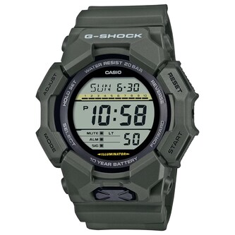 Casio G-SHOCK Digital GD-010 Series Mens Watch Green 55mm