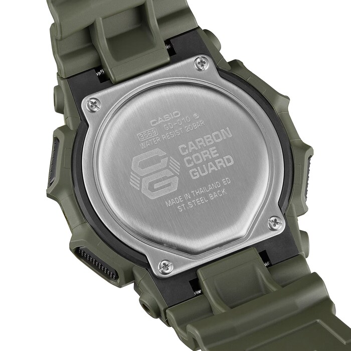 Casio G-SHOCK Digital GD-010 Series Mens Watch Green 55mm