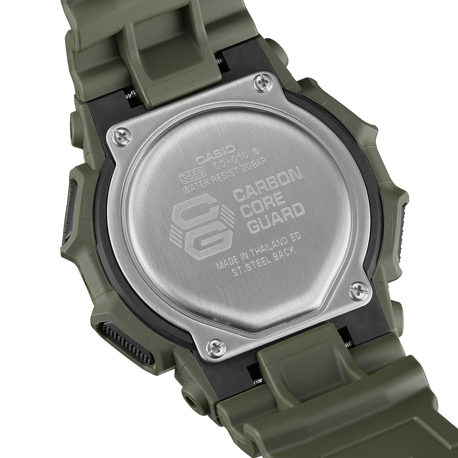Casio G-SHOCK Digital GD-010 Series Mens Watch Green 55mm