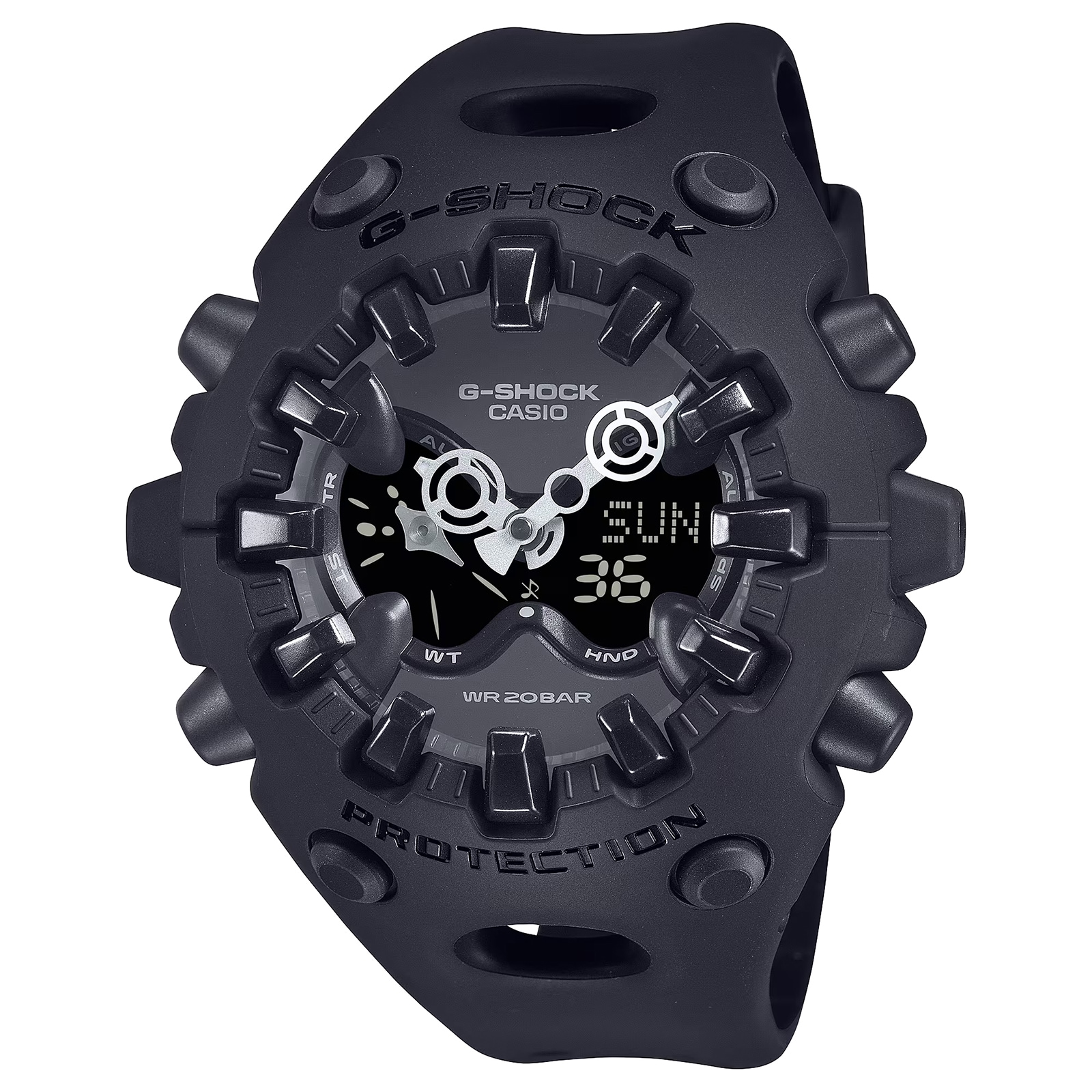 Casio G-SHOCK Analog-Digital GA-V01 Series Mens Watch Black 49mm
