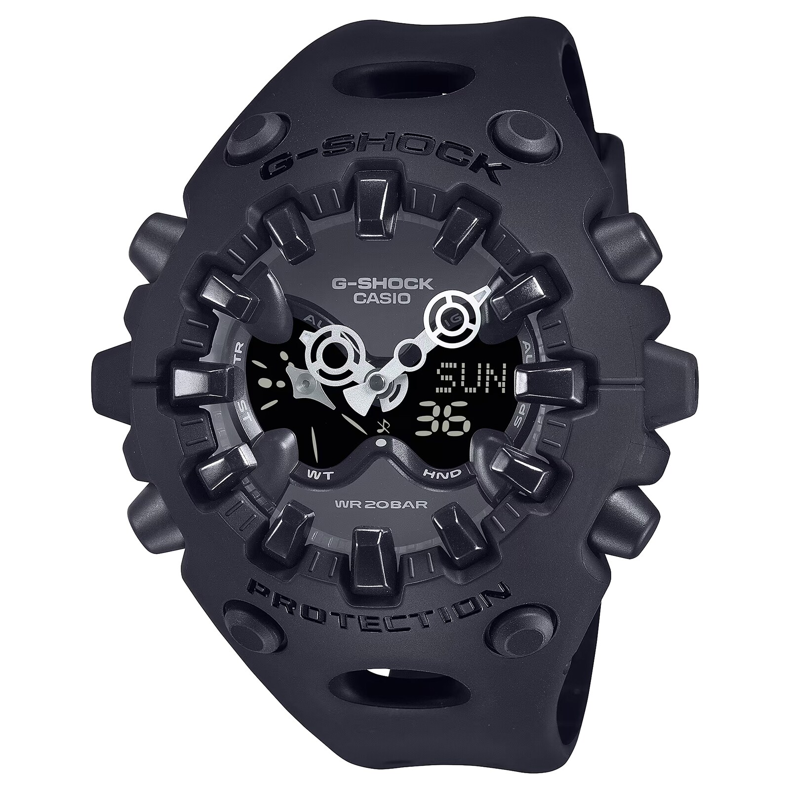 Casio G-SHOCK Analog-Digital GA-V01 Series Mens Watch Black 49mm
