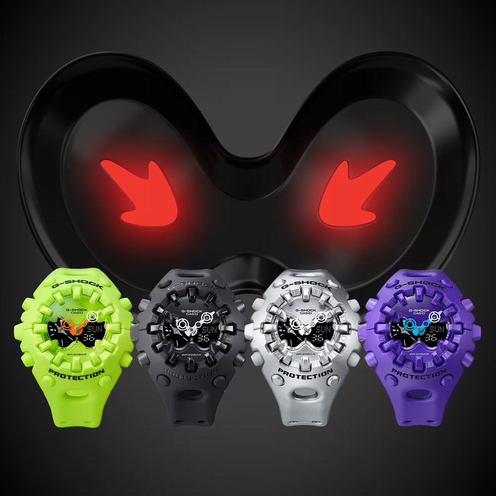 Casio G-SHOCK Analog-Digital GA-V01 Series Mens Watch Black 49mm