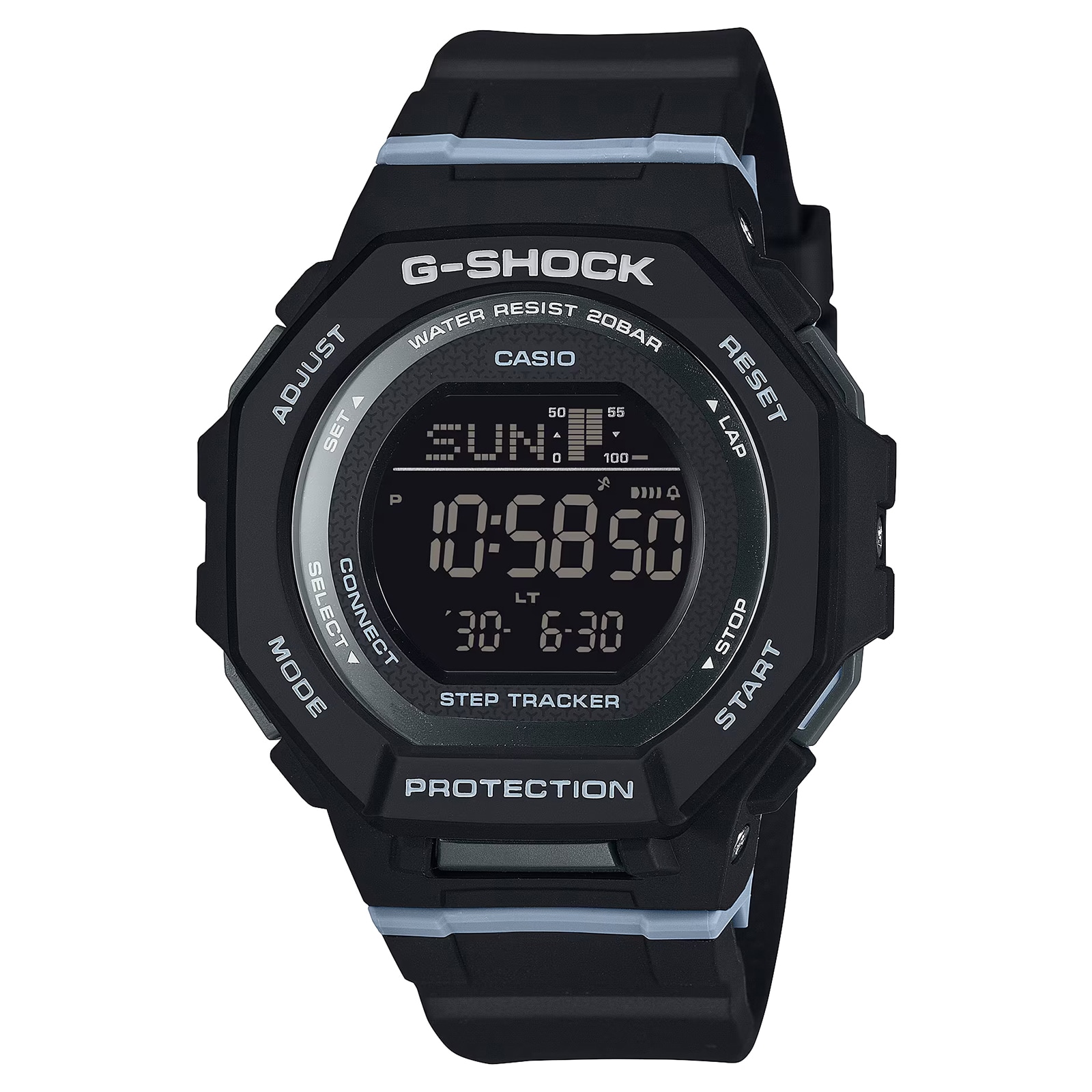 Casio G-SHOCK G-Squad GMD Series Resin Ladies Watch Black 46mm