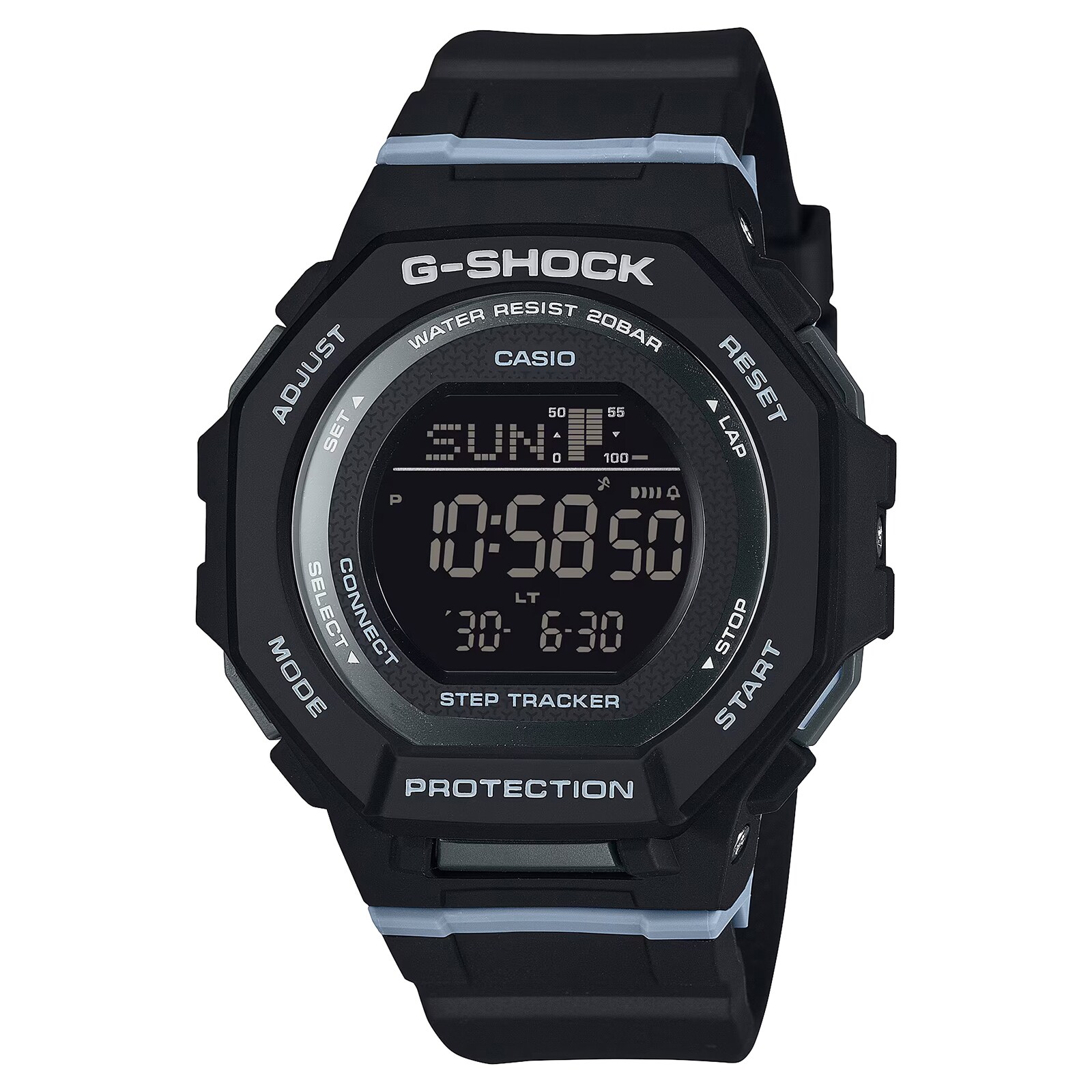 Casio G-SHOCK G-Squad GMD Series Resin Ladies Watch Black 46mm