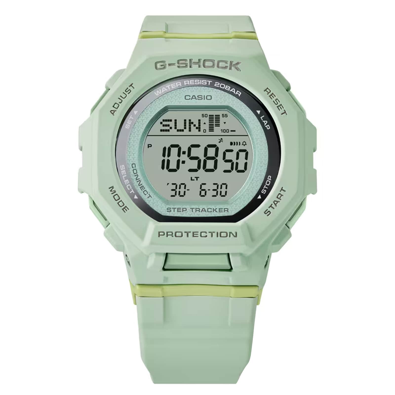 Casio G-SHOCK G-Squad GMD Series Resin Ladies Watch Green 46mm
