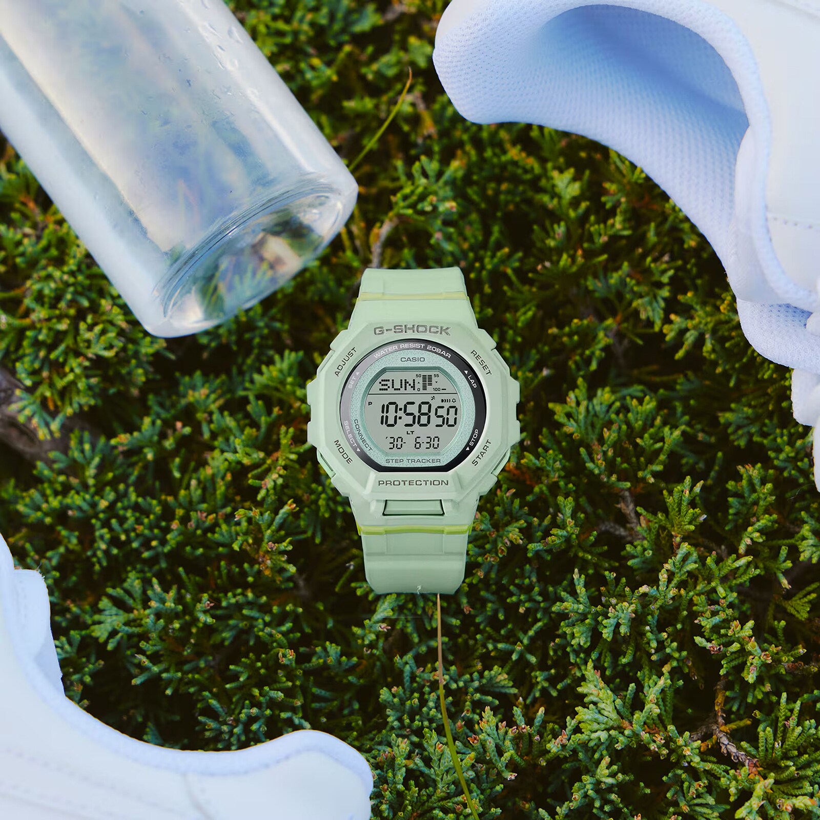 Casio G-SHOCK G-Squad GMD Series Resin Ladies Watch Green 46mm