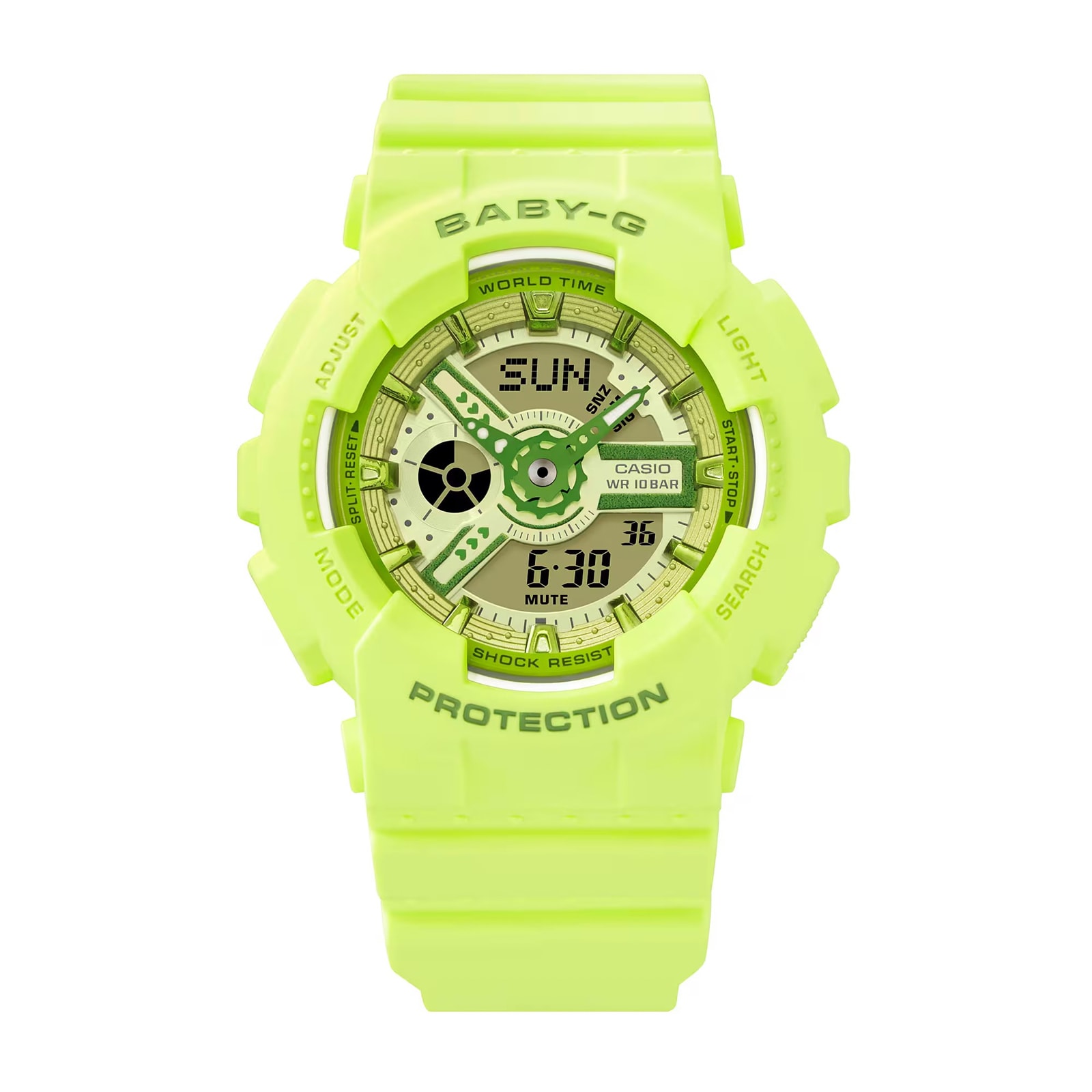 Casio Baby-G Star Wars: The Mandalorian™ & Grogu™ Collection 43.5mm Limited Edition Ladies Watch Green