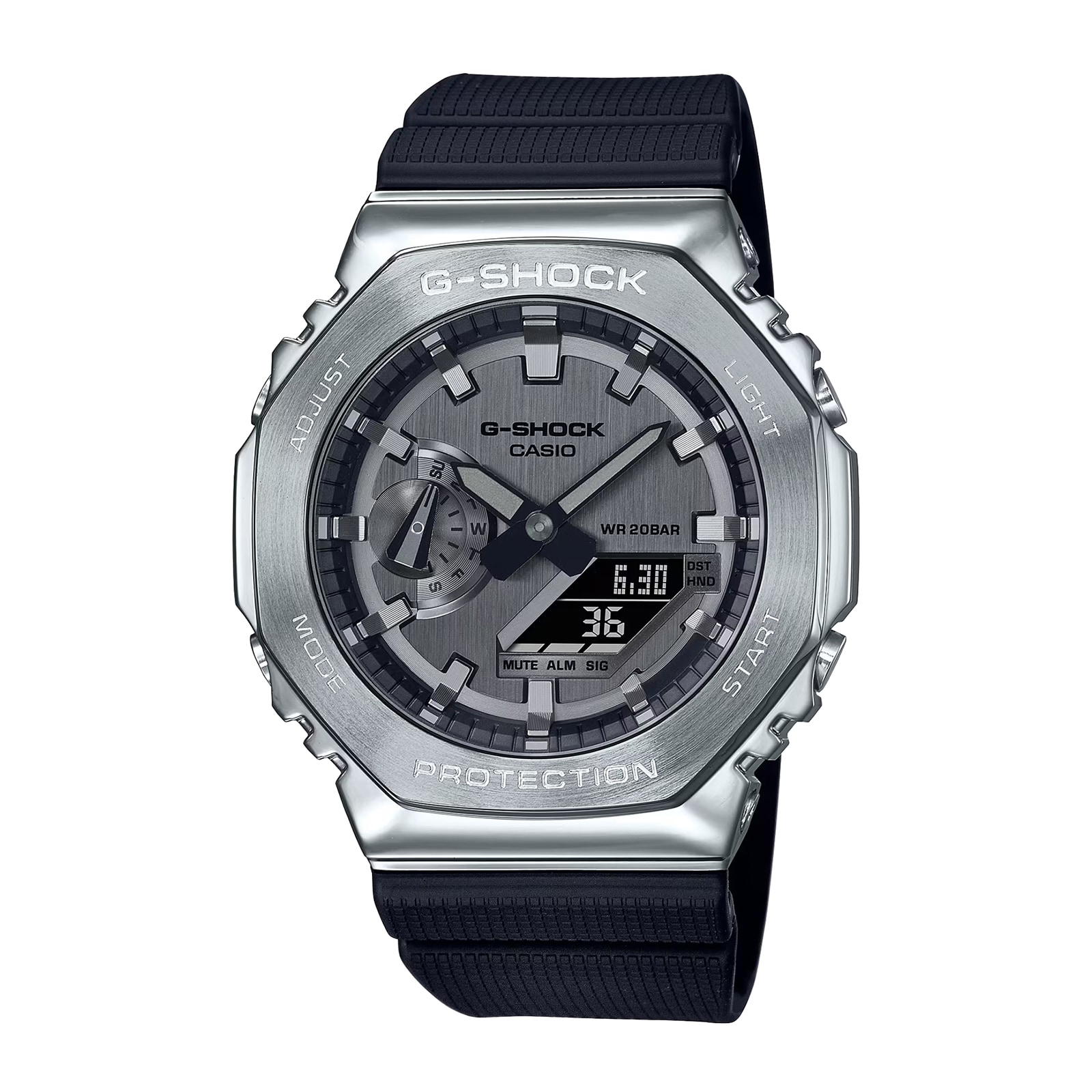 Casio G-Shock Star Wars The Mandalorian™ & Grogu™ 45.5mm Limited Edition Mens Watch Silver