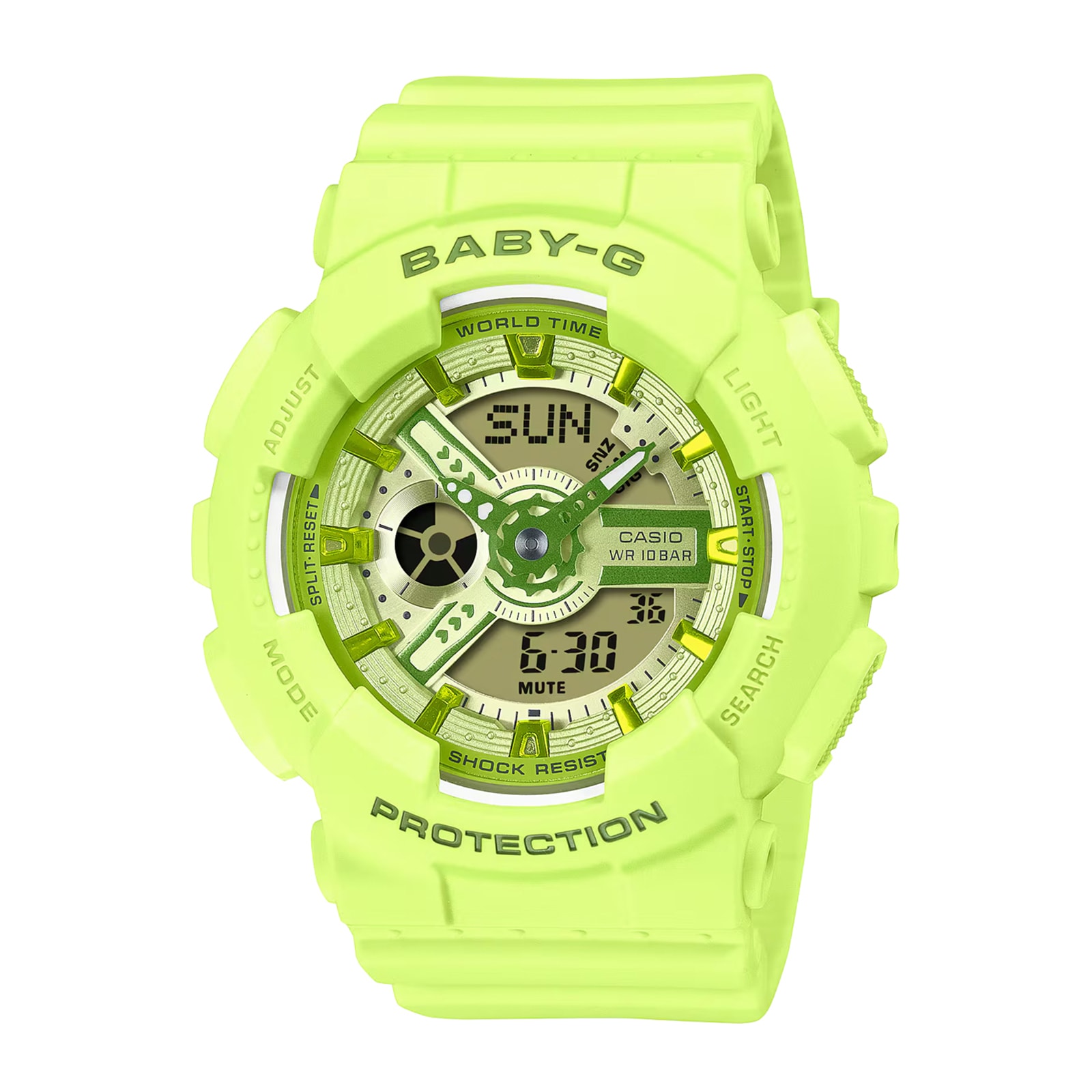 Casio Baby-G Star Wars: The Mandalorian™ & Grogu™ Collection 43.5mm Limited Edition Ladies Watch Green