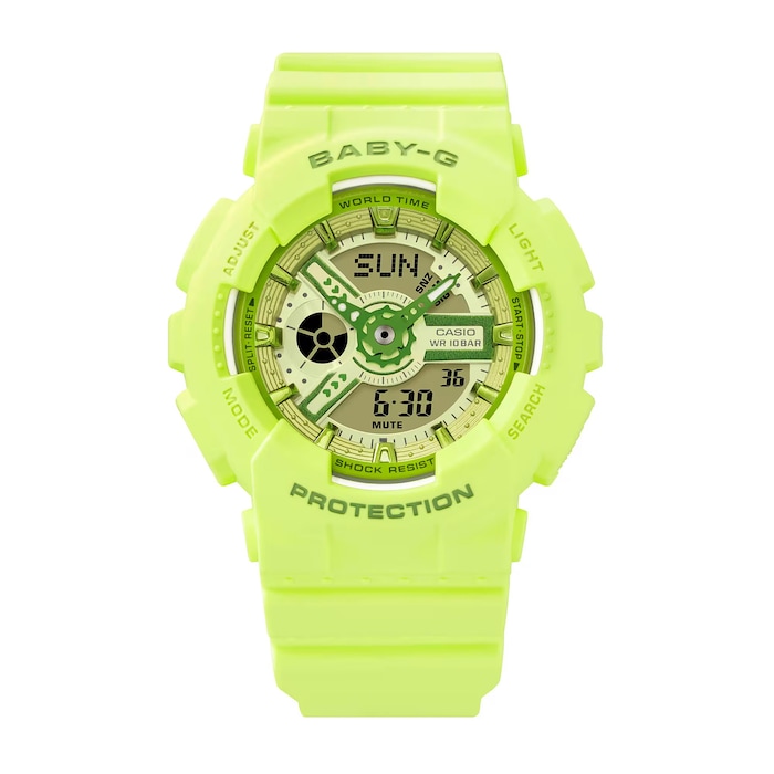 Casio Baby-G Star Wars: The Mandalorian™ & Grogu™ Collection 43.5mm Limited Edition Ladies Watch Green