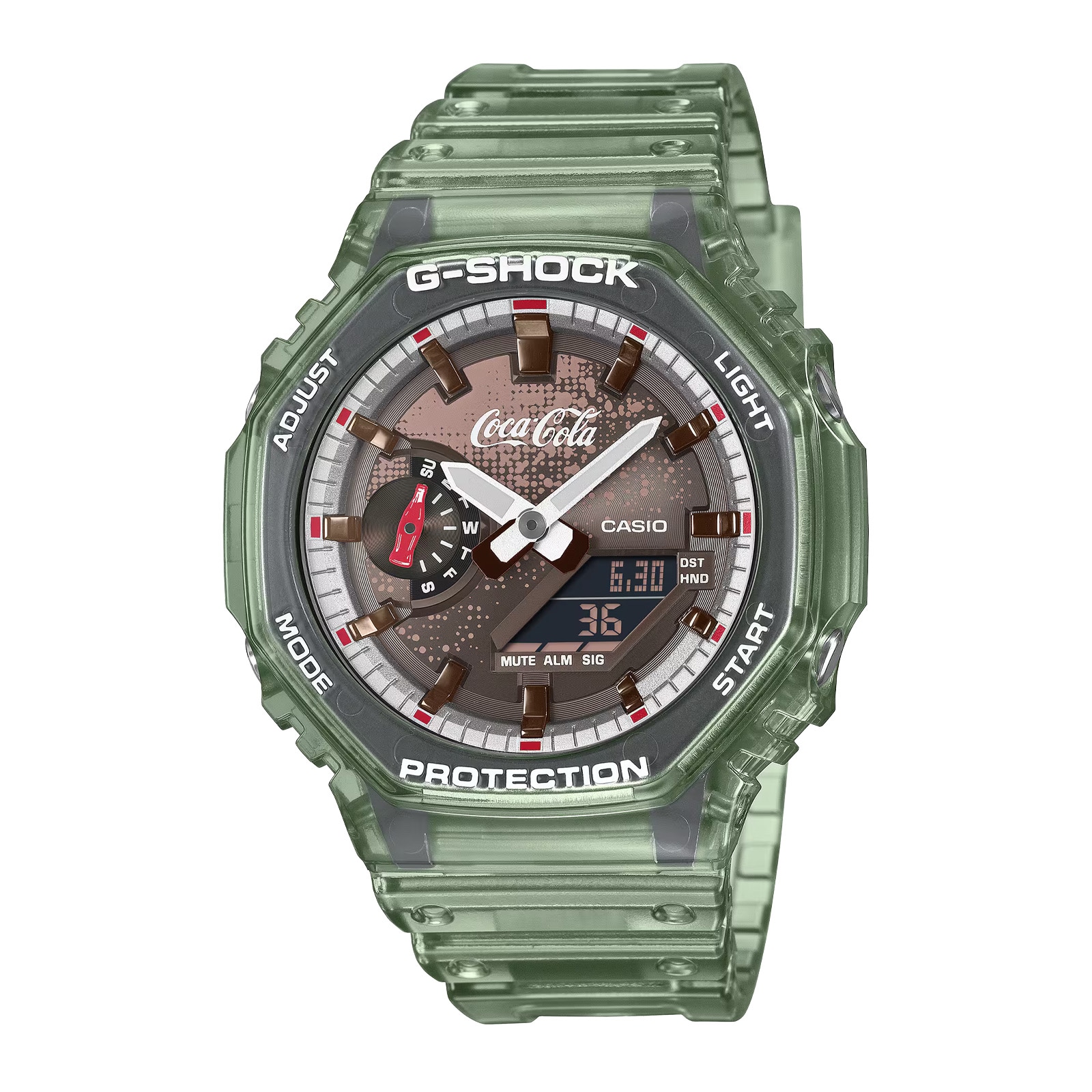 Casio G-Shock GA-2100 Series 45.5mm Limited Edition Mens Watch Green