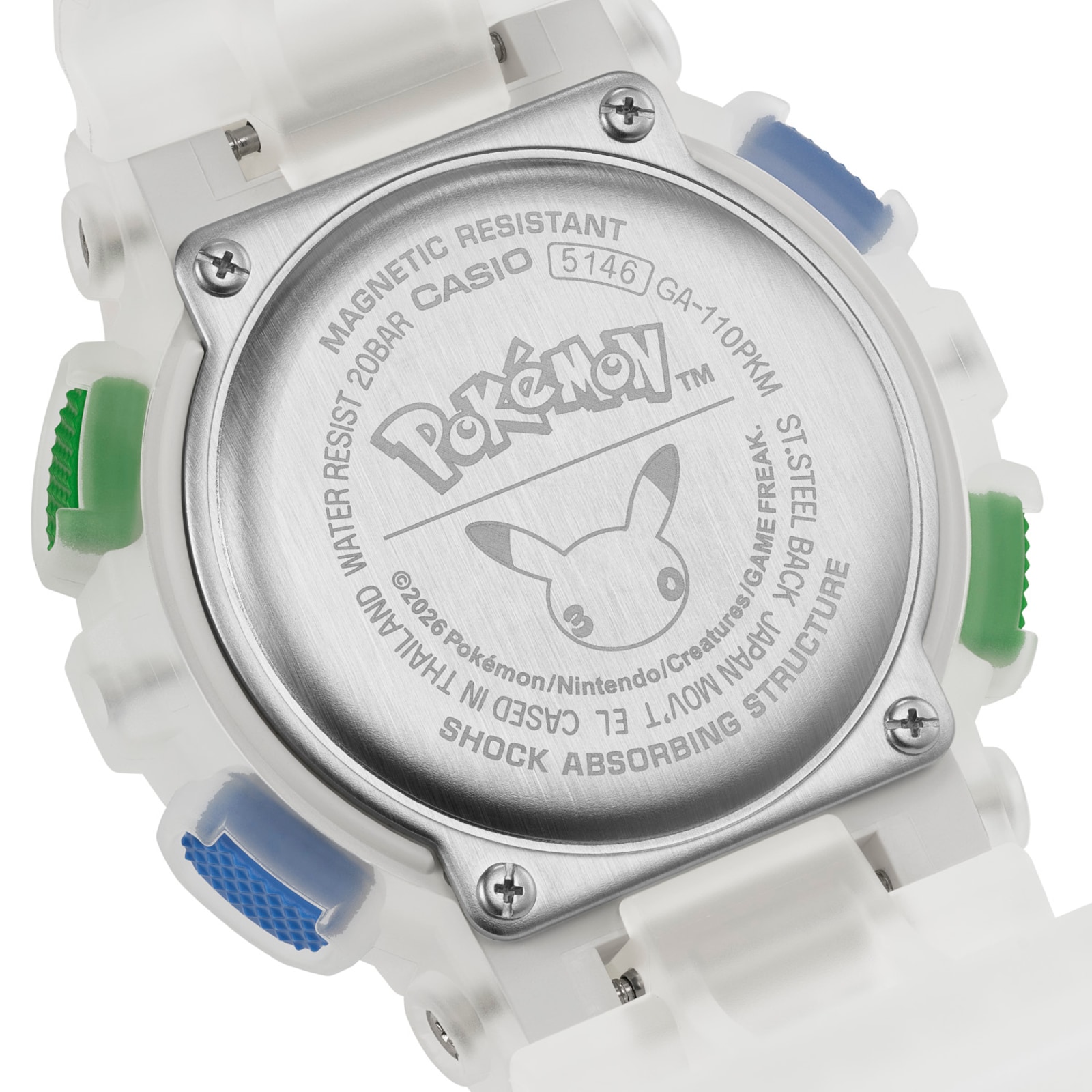 Casio G-SHOCK X Pokemon Collaboration GA-110PKM Mens Watch