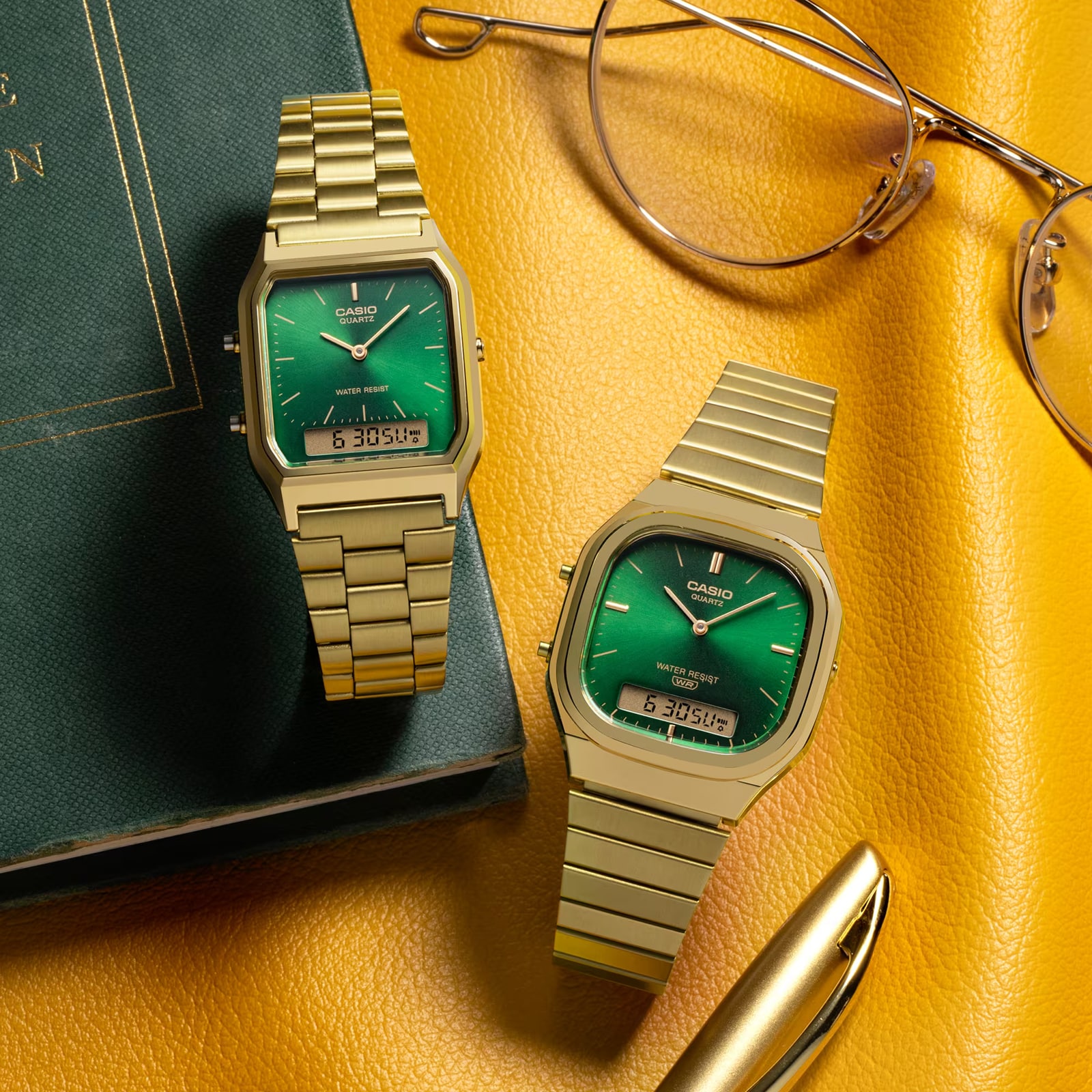 Casio Vintage 41mm Unisex Watch Green Casio Vintage 41mm Unisex Watch Green