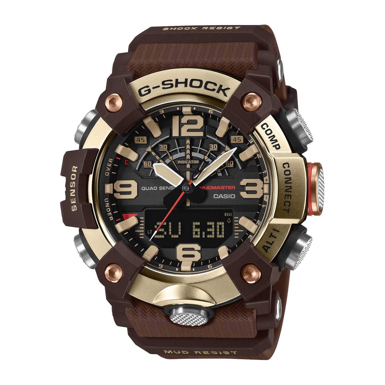 G- SHOCK Master of G-Land Mudmaster 55.4mm X 51.3mm Watch Brown