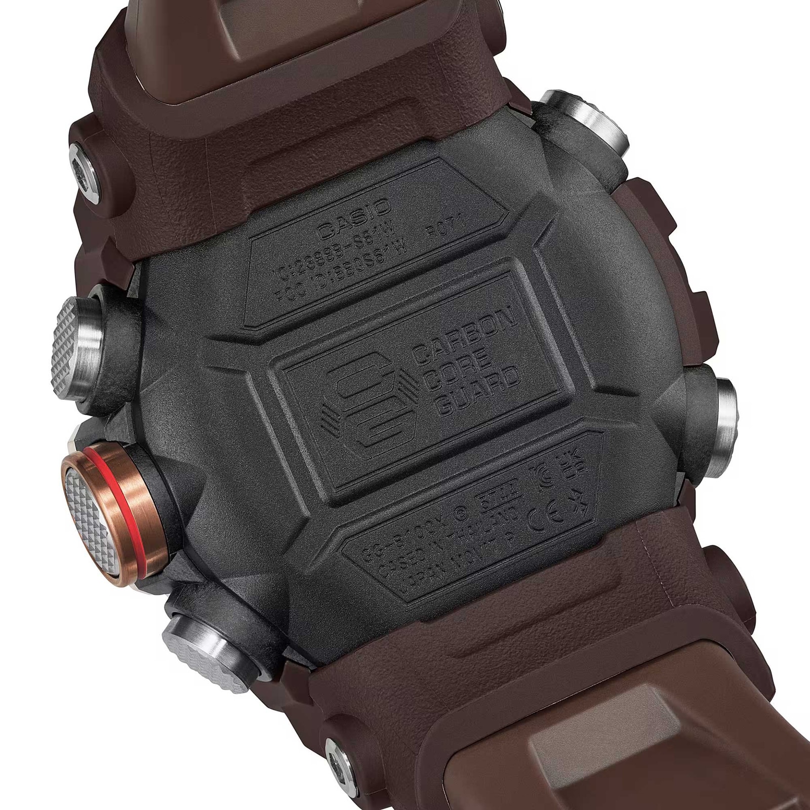 Casio G- SHOCK Master of G-Land Mudmaster 55.4mm X 51.3mm Watch Brown Casio G- SHOCK Master of G-Land Mudmaster 55.4mm X 51.3mm Watch Brown