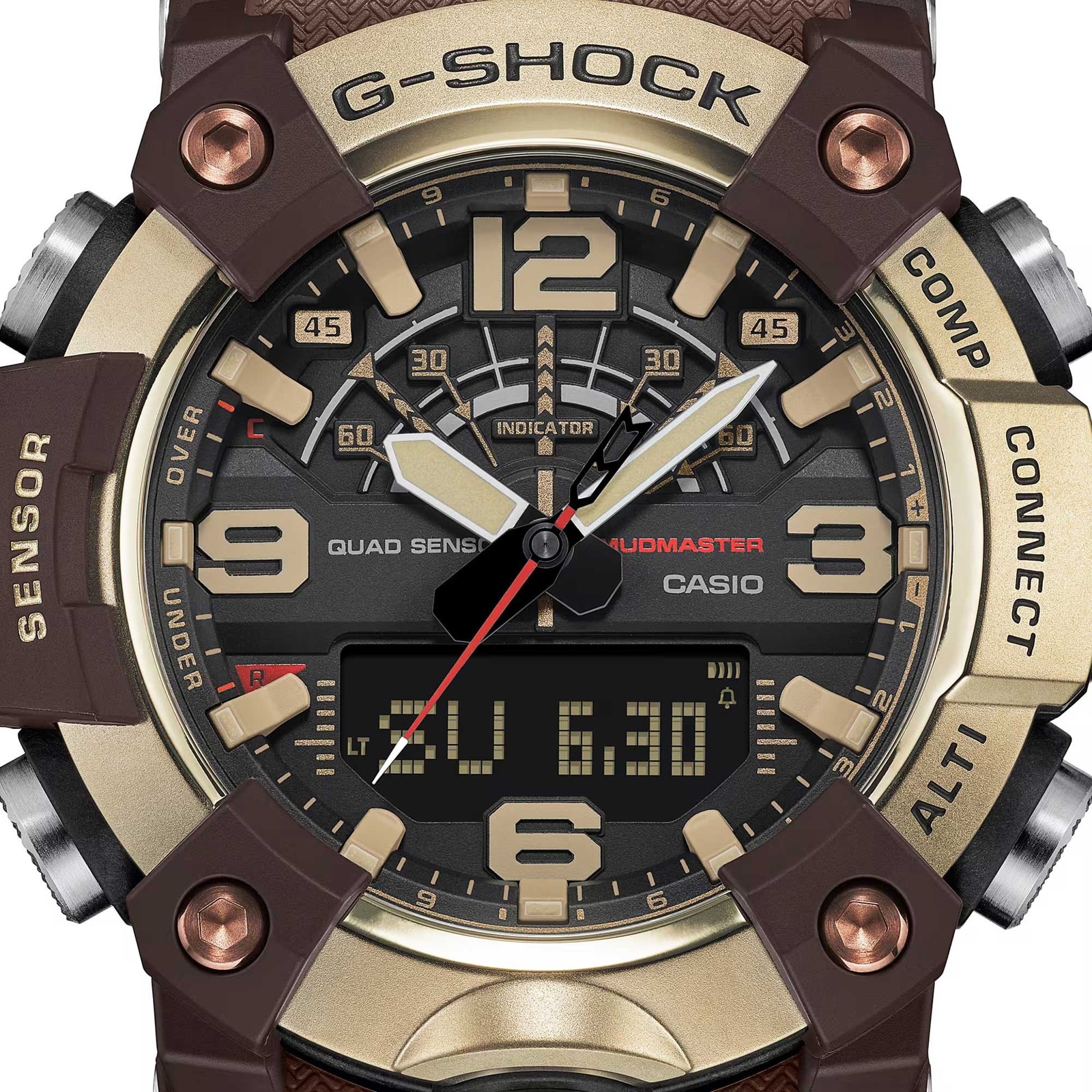 Casio G- SHOCK Master of G-Land Mudmaster 55.4mm X 51.3mm Watch Brown Casio G- SHOCK Master of G-Land Mudmaster 55.4mm X 51.3mm Watch Brown