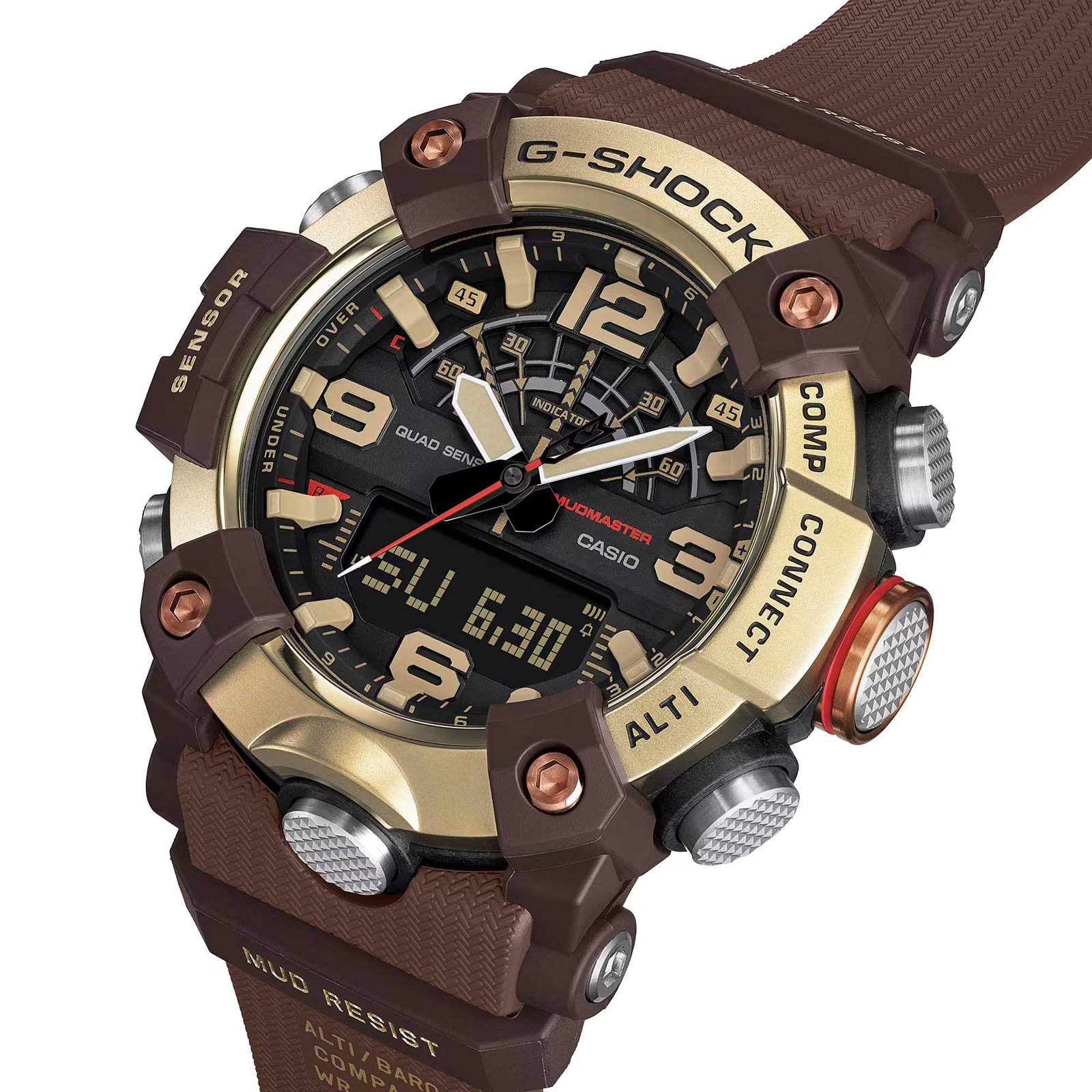 Casio G- SHOCK Master of G-Land Mudmaster 55.4mm X 51.3mm Watch Brown Casio G- SHOCK Master of G-Land Mudmaster 55.4mm X 51.3mm Watch Brown