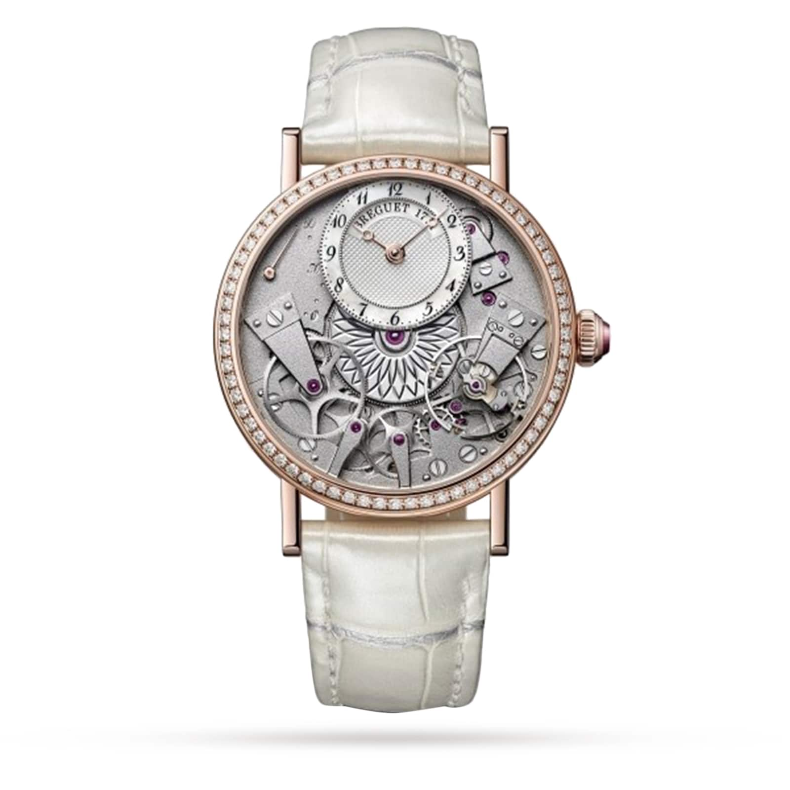 Breguet Tradition Dame 37mm Ladies Watch 7038BR 18 9V6 D00D