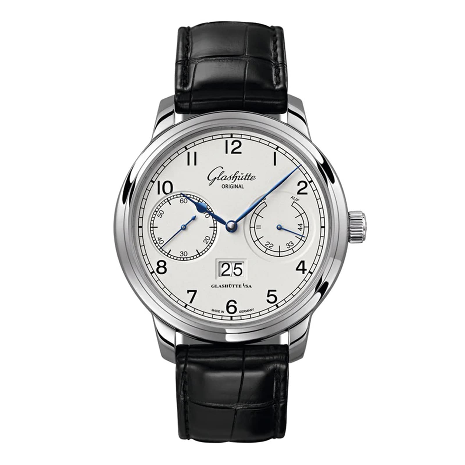 Glashutte Original Senator Observer 44mm Mens Watch White