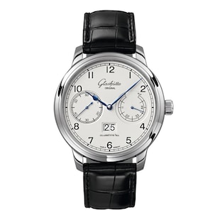 Glashutte Original Senator Observer 44mm Mens Watch White
