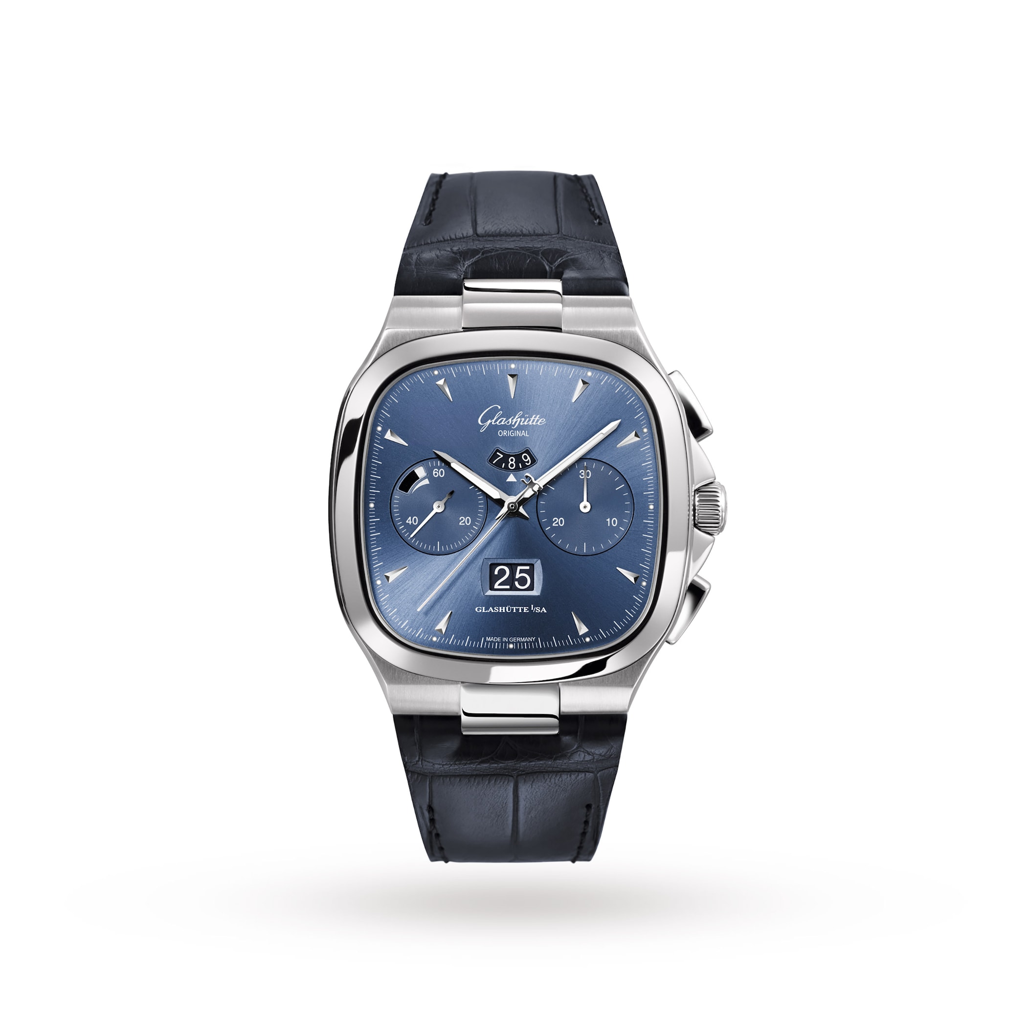 Glashutte Original Seventies Chronograph Panorama Date Mens Watch Glashutte Original Seventies Chronograph Panorama Date Mens Watch