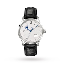 17140308 - Senator Excellence Panorama Date Moon Phase Mens Watch