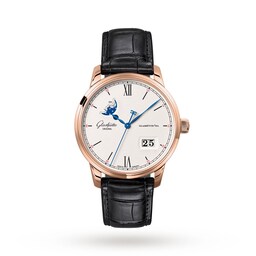 17140309 - Senator Excellence Panorama Date Moon Phase Mens Watch
