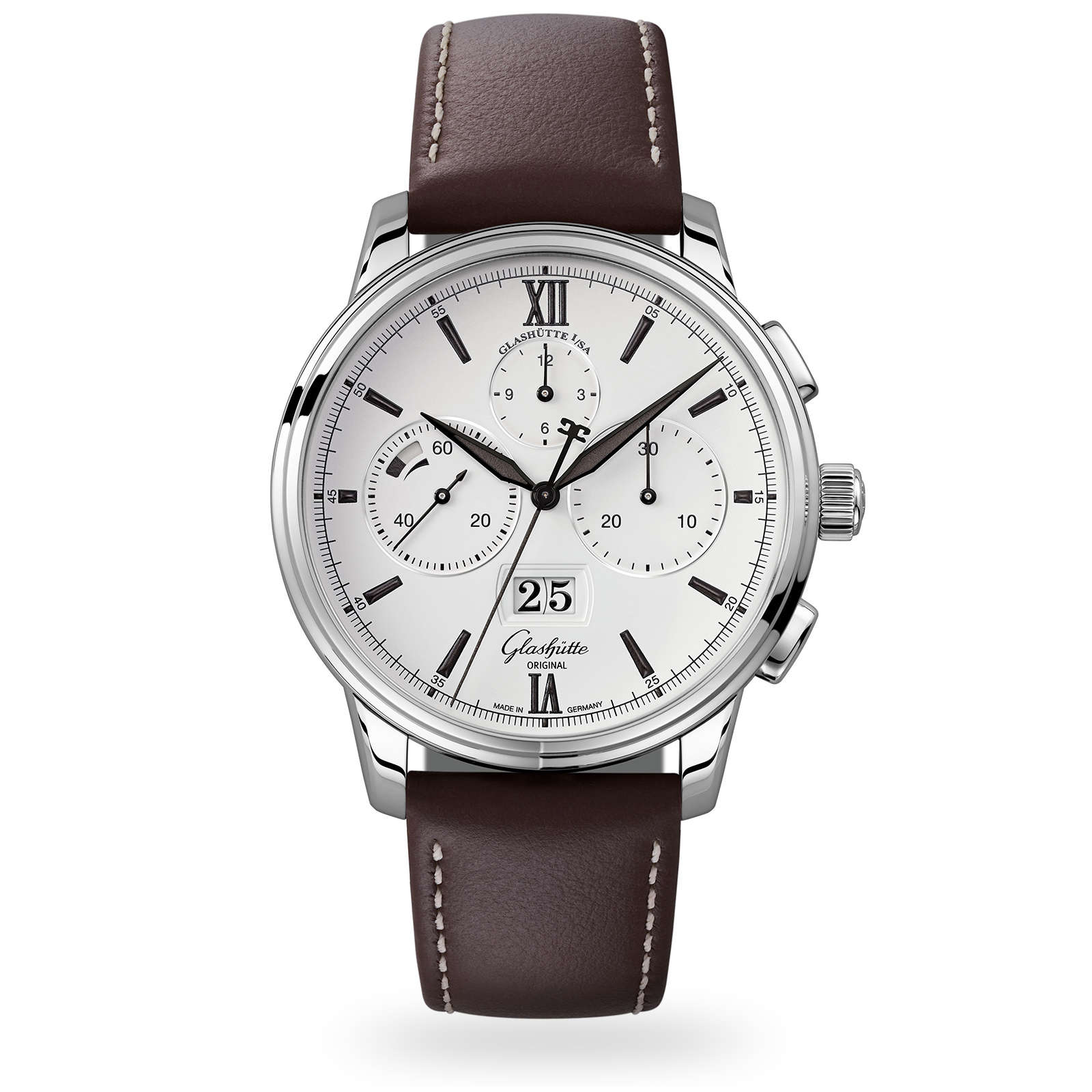 Glashutte Original Senator Chronograph Panorama Date Mens Watch Glashutte Original Senator Chronograph Panorama Date Mens Watch