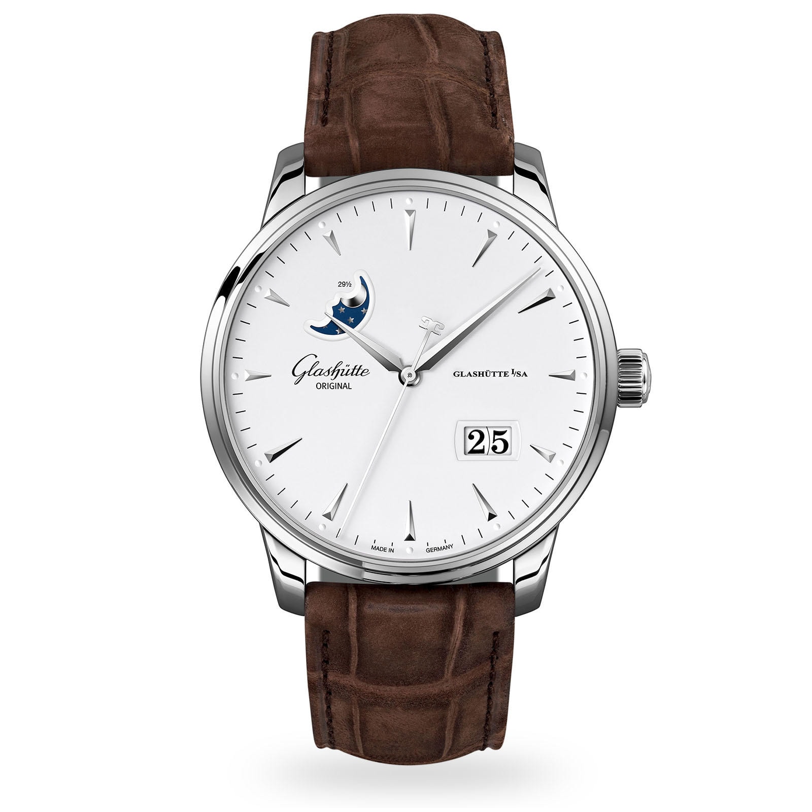 Senator Excellence Panorama Date Moon Phase Mens Watch