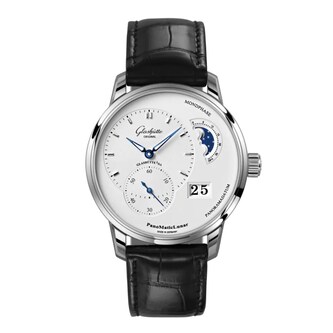 Glashutte Original PanoMaticLunar 40mm Mens Watch White Glashutte Original PanoMaticLunar 40mm Mens Watch White