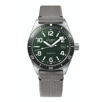 Glashutte Original SeaQ 39.5mm Mens Watch Green Glashutte Original SeaQ 39.5mm Mens Watch Green