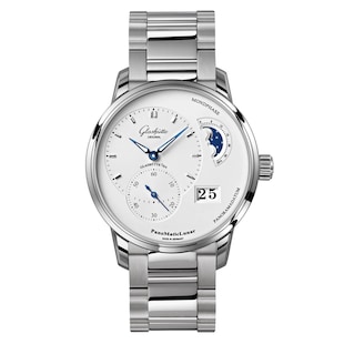 Glashutte Original PanoMaticLunar 40mm Mens Watch White