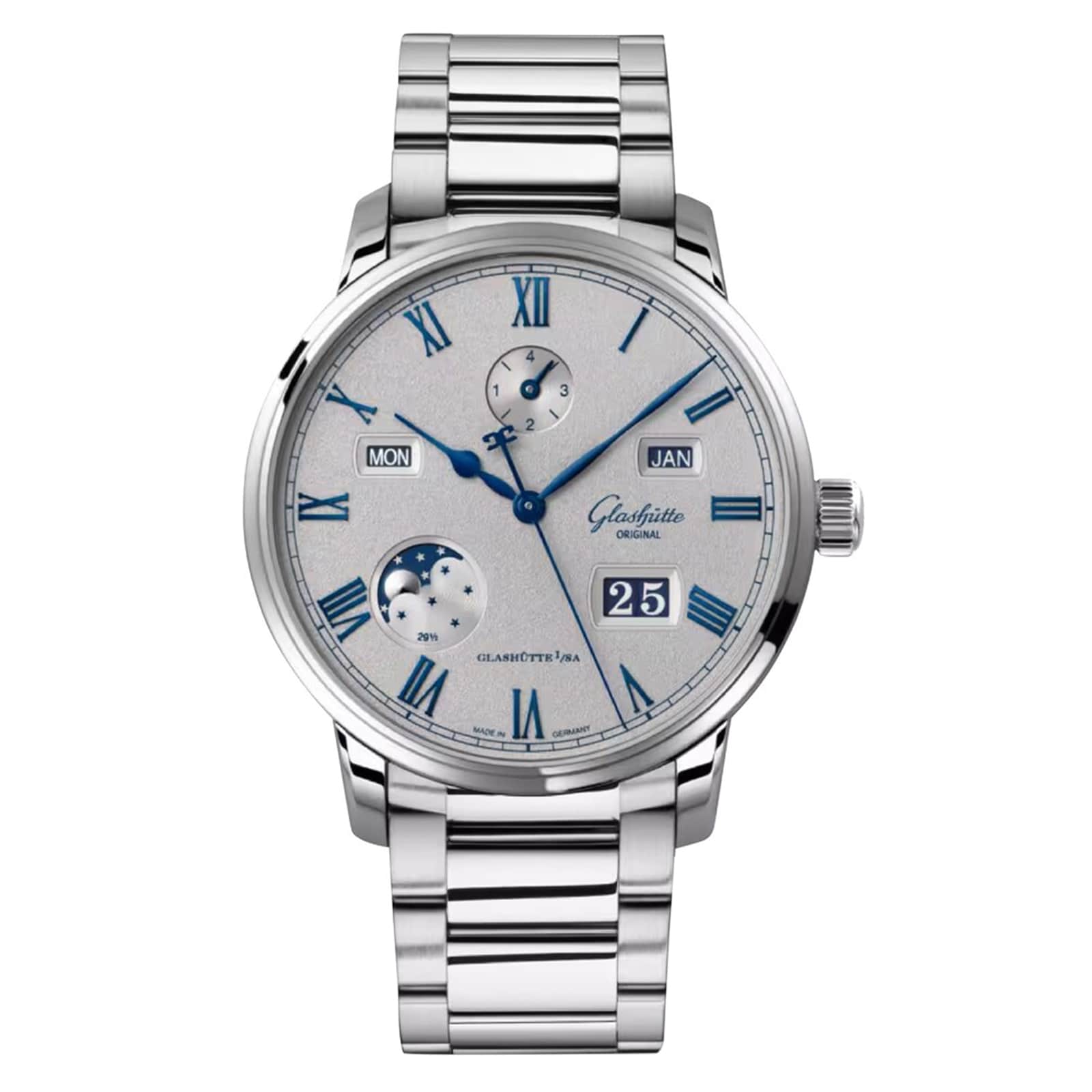 Glashutte Original Senator Excellence Perpetual Calendar 42mm Mens Watch Grey