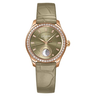 Glashutte Original Serenade Luna 32.5mm Ladies Watch Green