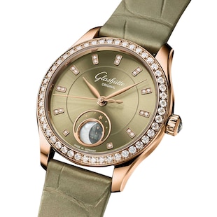 Glashutte Original Serenade Luna 32.5mm Ladies Watch Green