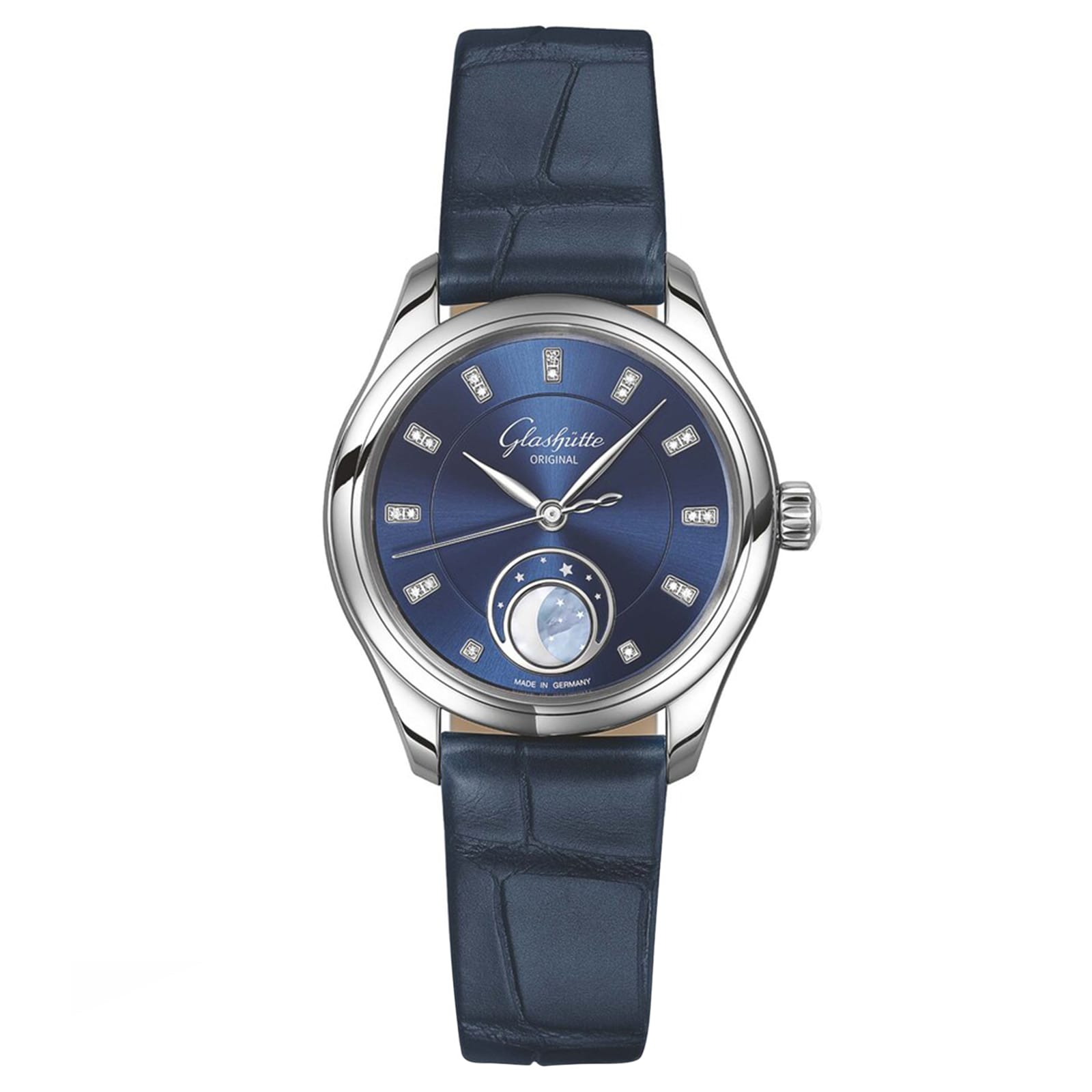 Glashutte Original Serenade Luna 32.5mm Ladies Watch Blue