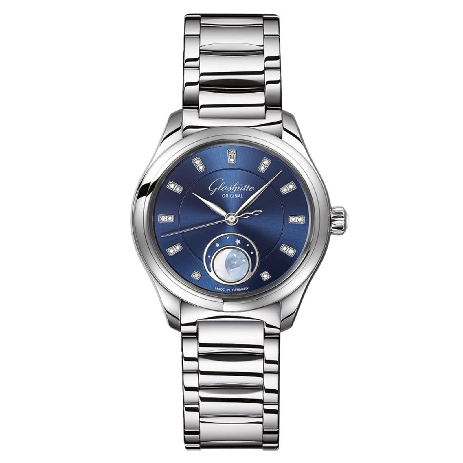 Glashutte Original Serenade Luna 32.5mm Ladies Watch Blue