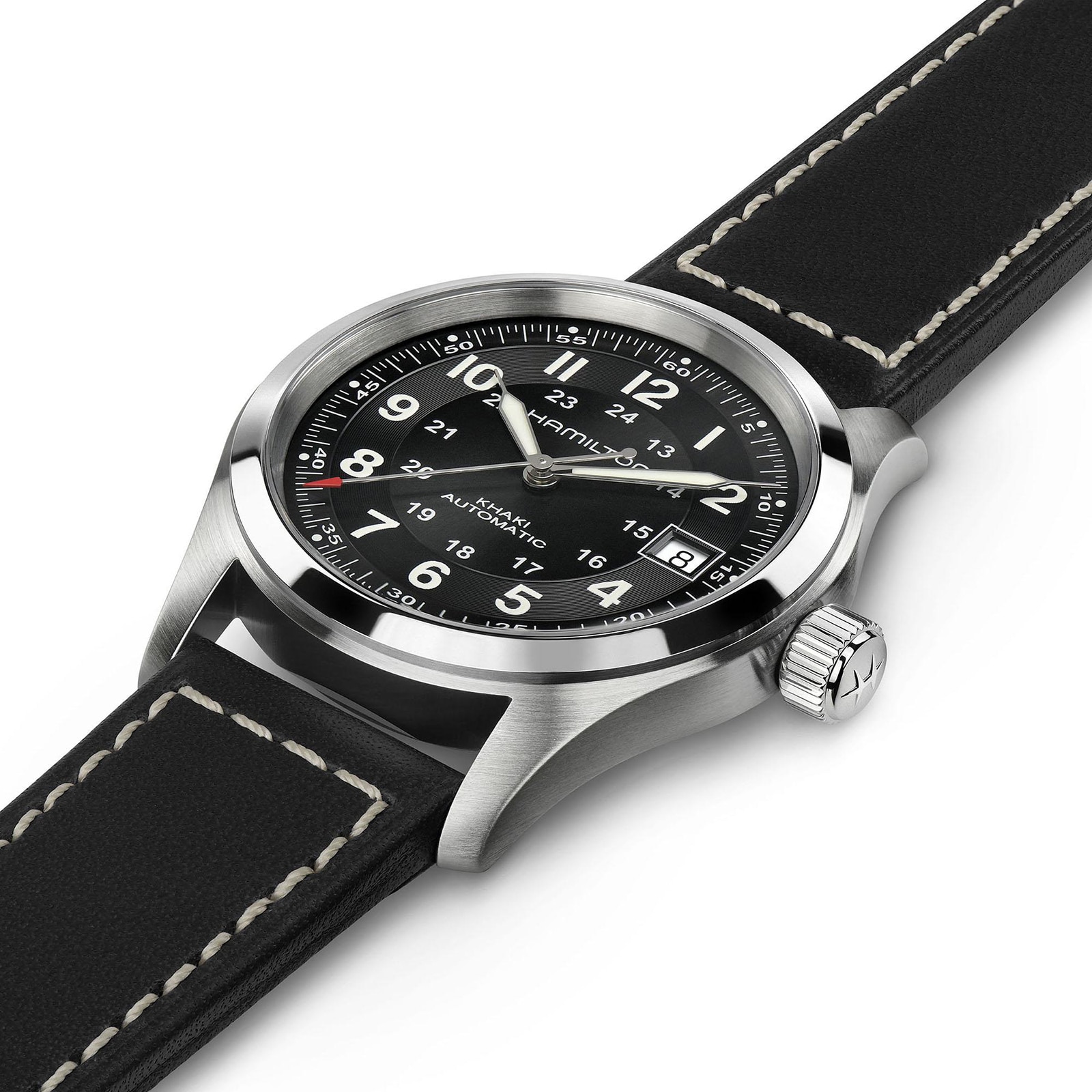 Hamilton Khaki Field Titanium Auto Men's Black Watch H70205830 from  WatchPilot™